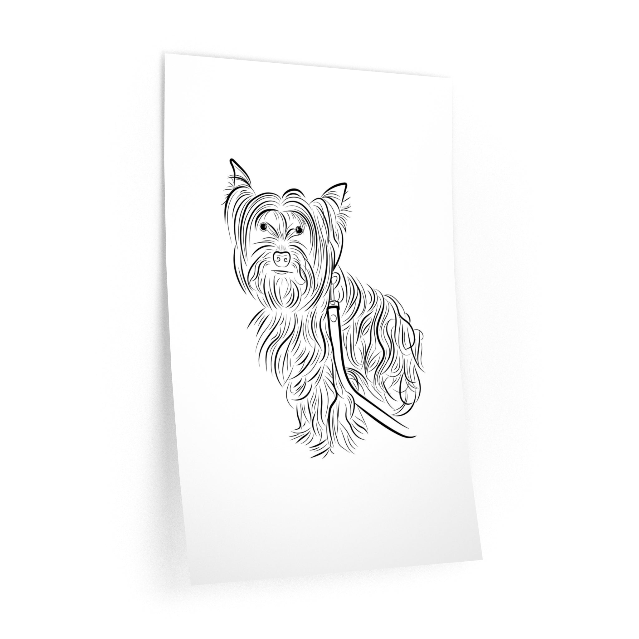 Custom pet portrait | Detailed Line Art | Pet Portrait from Photo | Personalized Pet Portrait | Dog Memorial Drawing