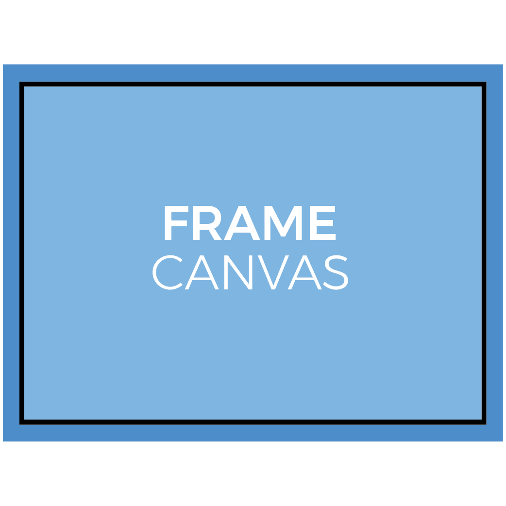 framed canvas icon