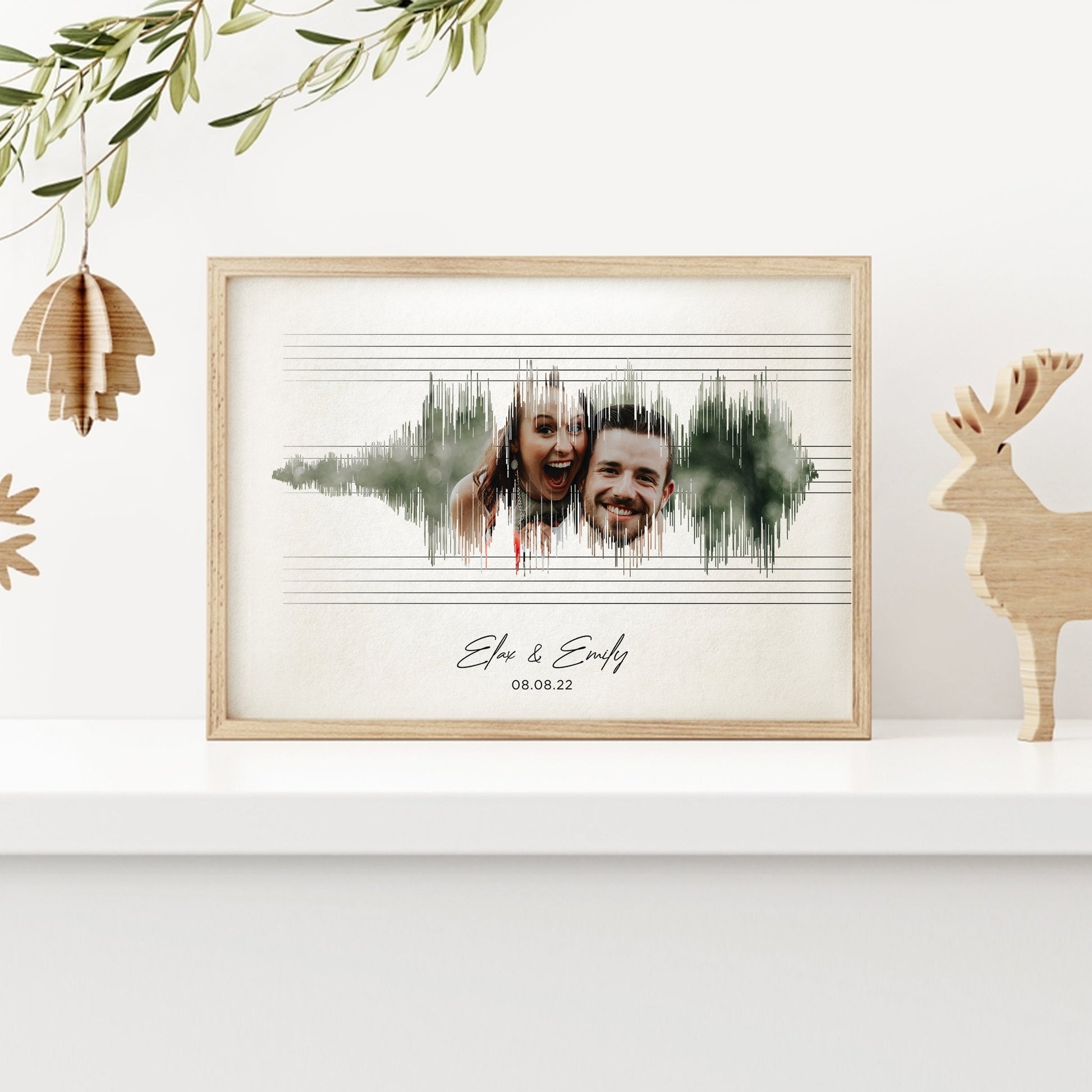 Custom framed canvas: Personalized song lyrics wall art print gift.