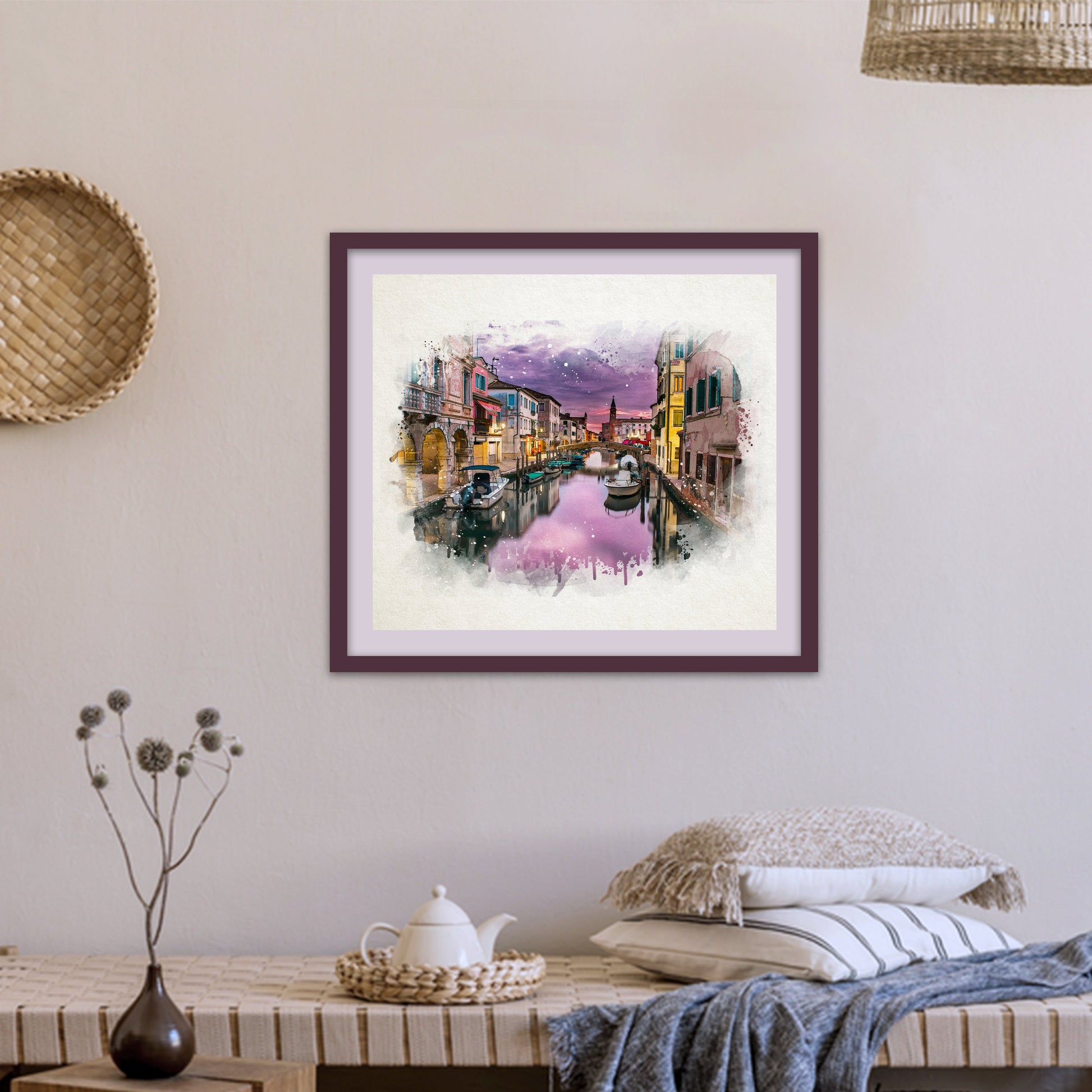 Wall art: 'Beauty of Aging' print, elegant and timeless decor.