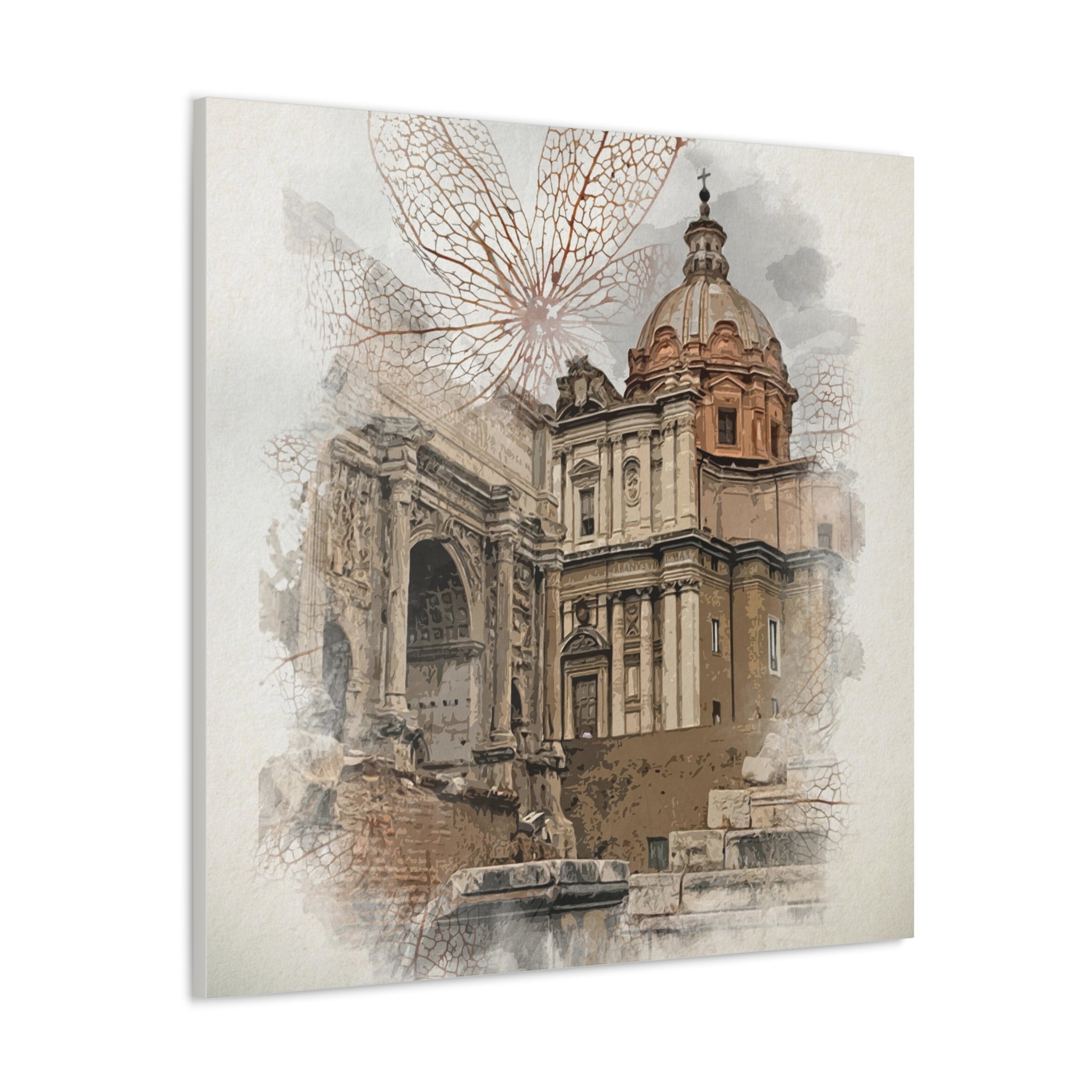 Stitched canvas print: 'Beauty of Aging' wall decor artwork.