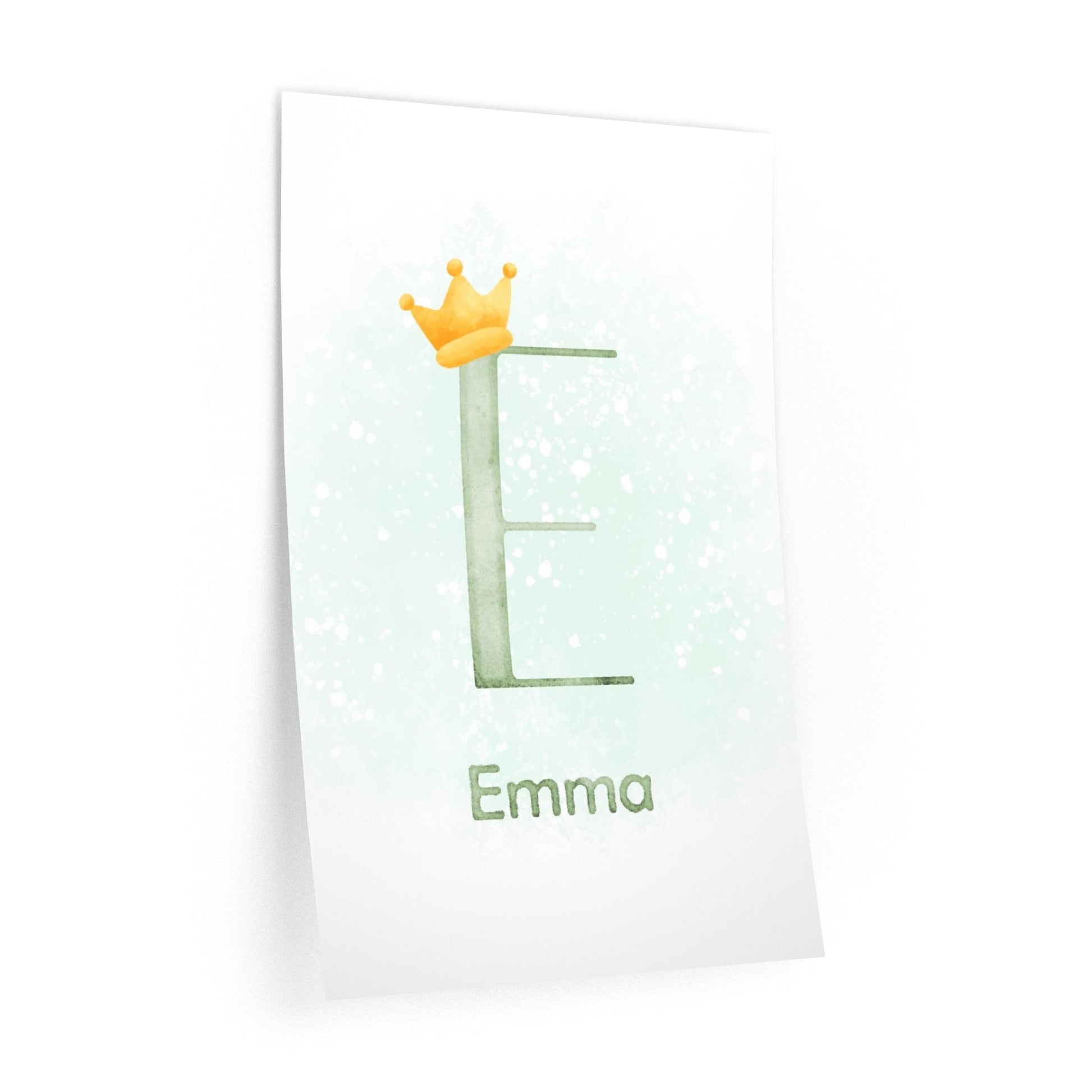 "Canvas portrait of child's name for adorable nursery wall decor.