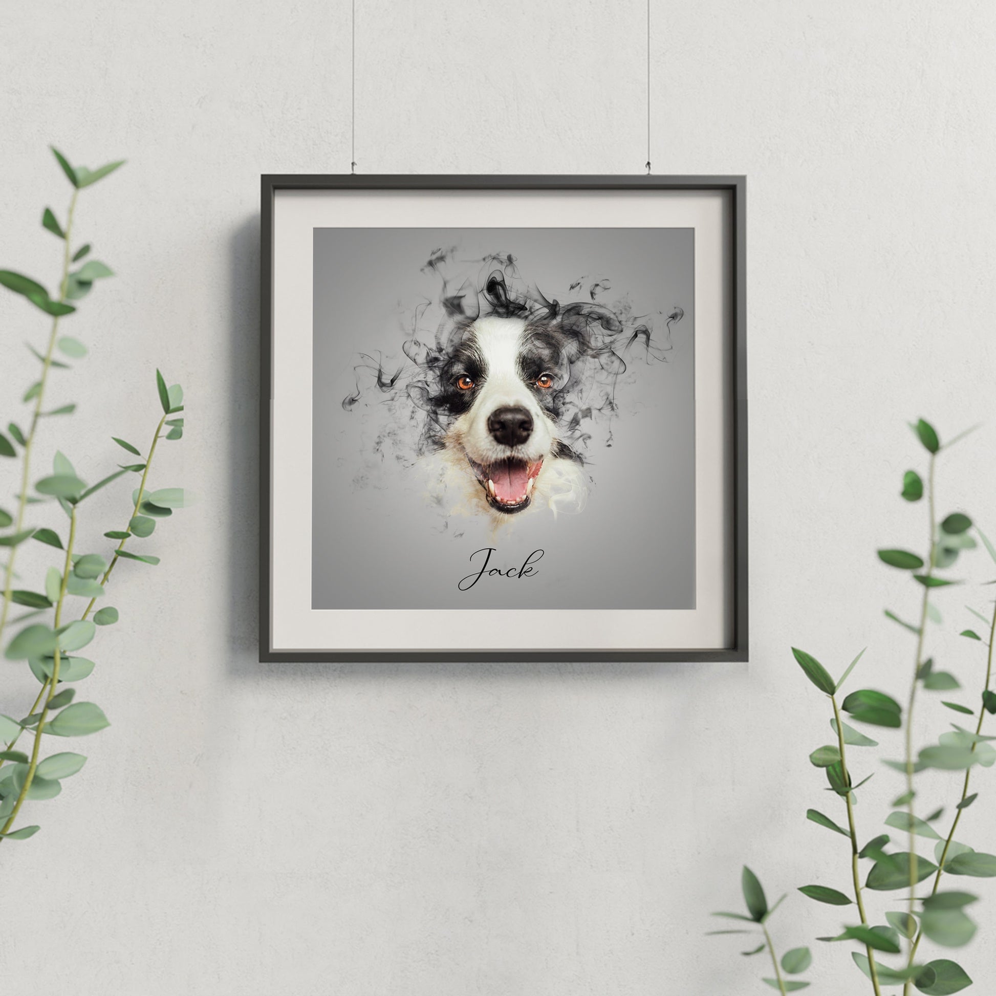 Personalized pet portrait painting - immortalize your furry friend in art-dog portrait